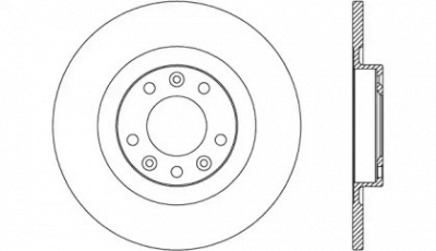 OPEN PARTS bda274110 -  Тормозной диск